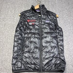 Patagonia Men's Small Black Nano Puff Primaloft Zip Puffer Vest Quilted Utah